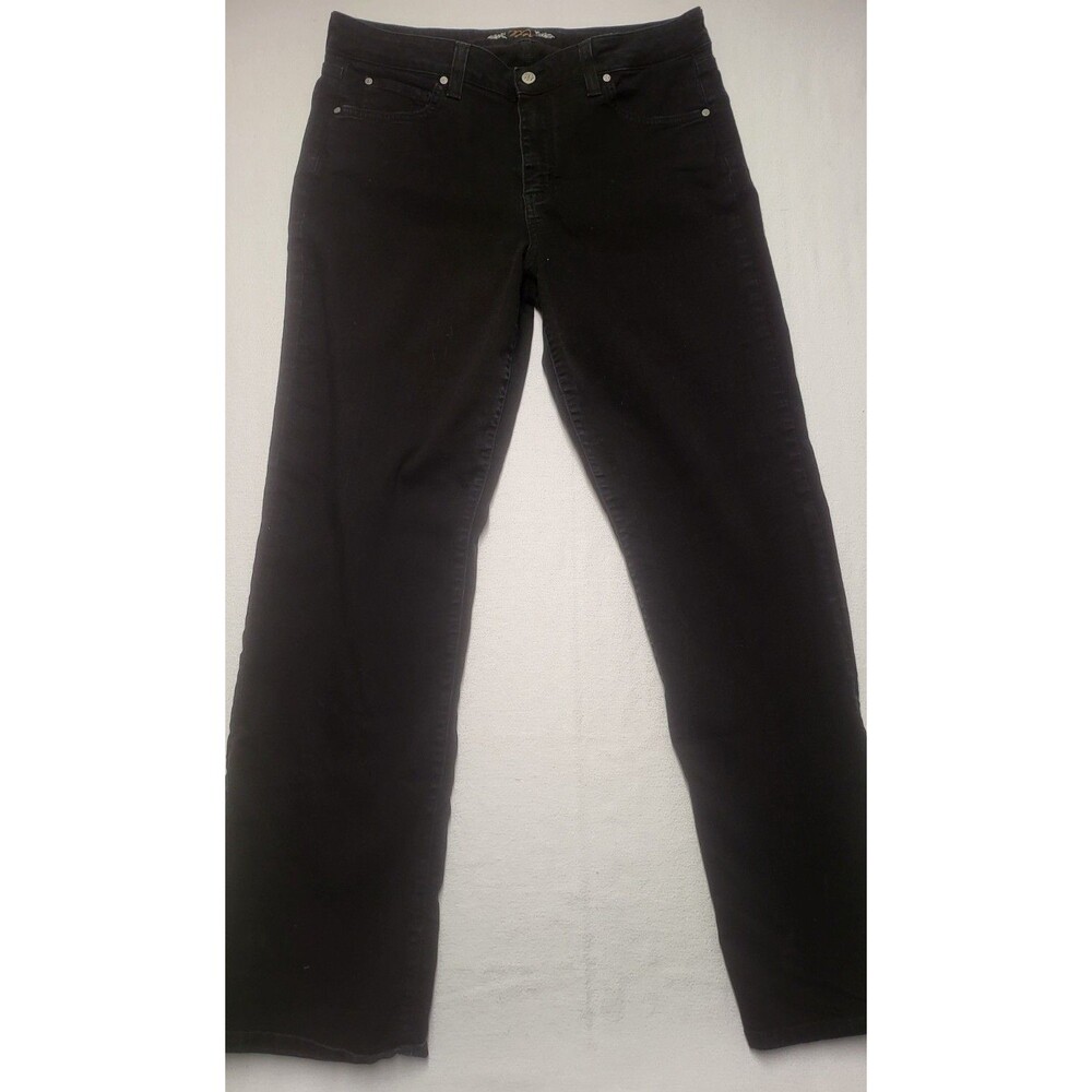 Maurices Miraclebody Black Jeans Straight Leg Size 14 EUC